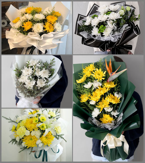 江苏淮安涟水县机场产业园区白事花束代送